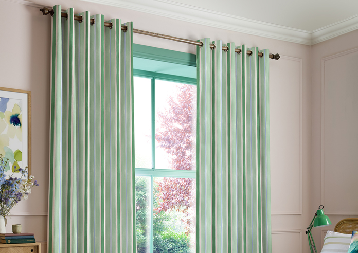 Bluebellgray Seaside Stripe, Seaglass - Made to Measure Curtains - Image 5